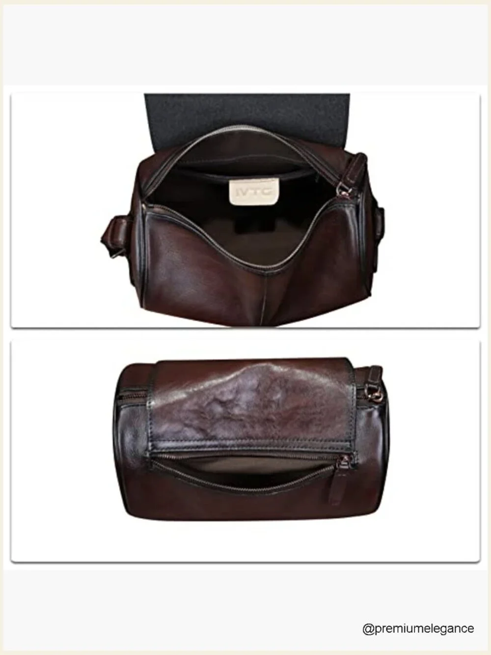 Genuine Leather Crossbody Satchel Vintage Handmade Shoulder Purse Retro Travel